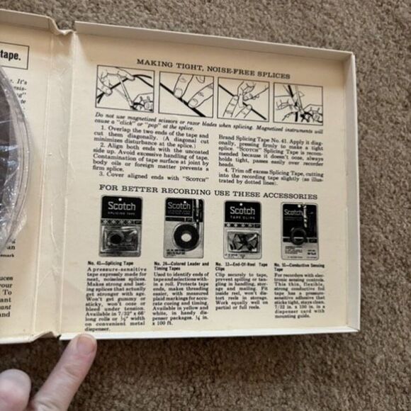 Scotch Magnetic Tape 150 *Used* - Picture 4 of 5